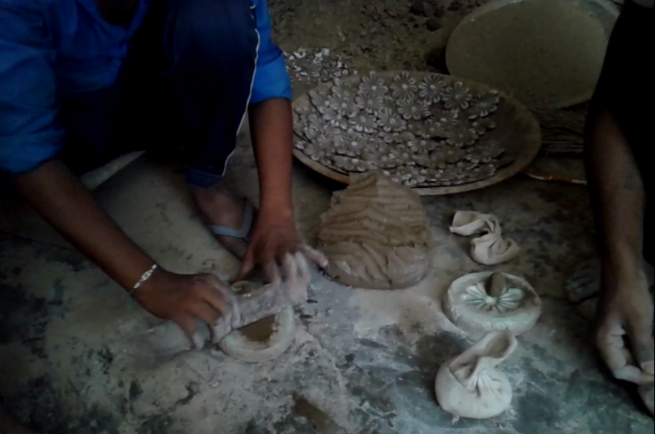 Working with clay