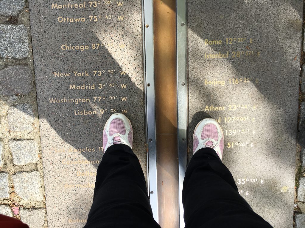 A foot in each hemisphere
