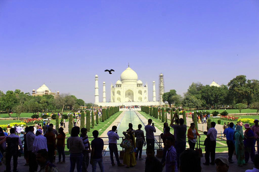 First view of Taj Mahal