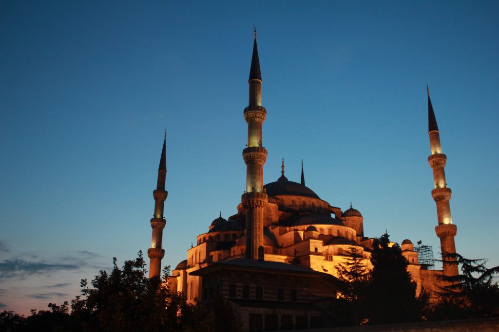 Mosques and palaces in Istanbul