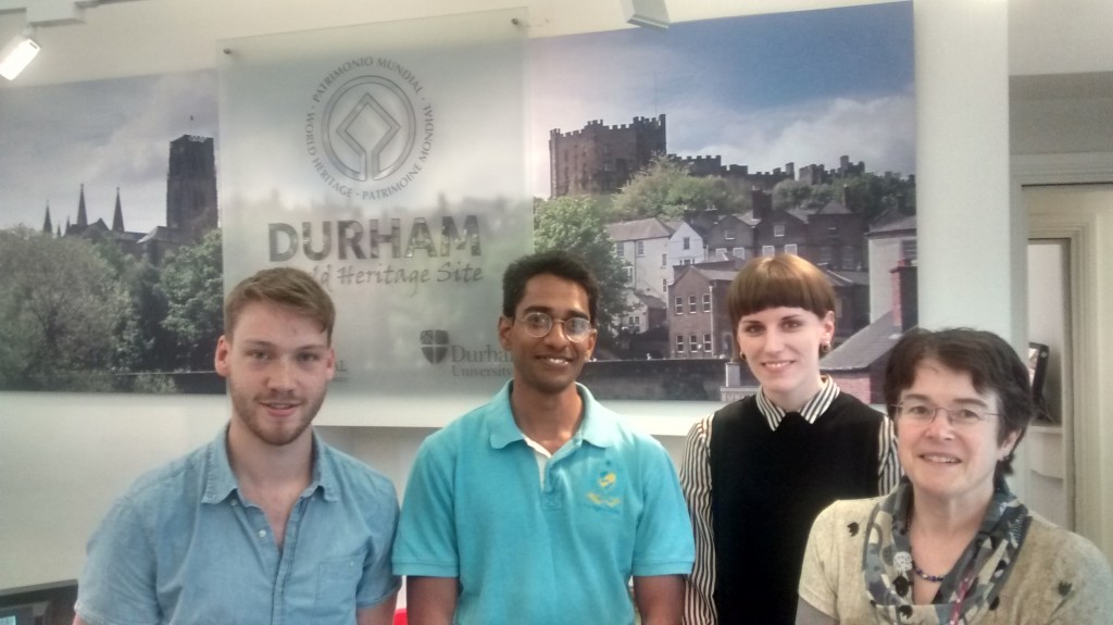 Met the WHS coordinator at Durham