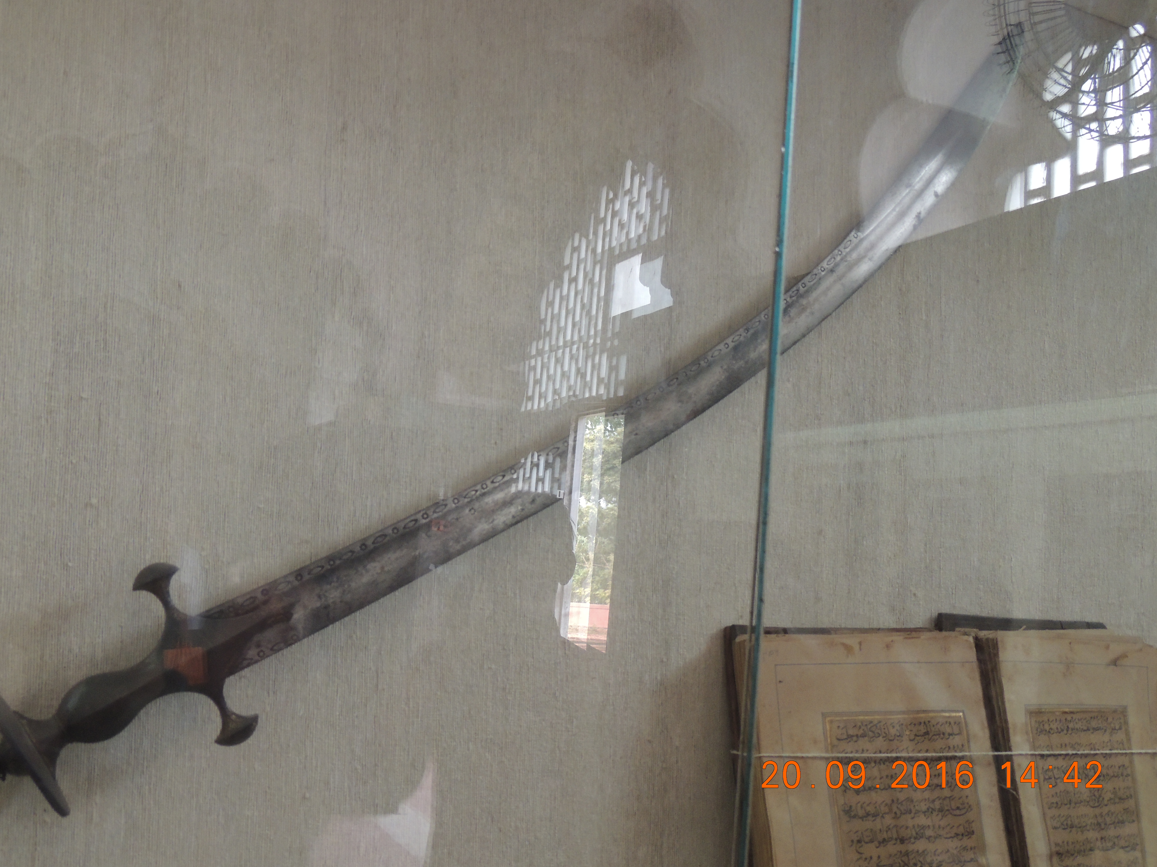 The sword used during wars.
