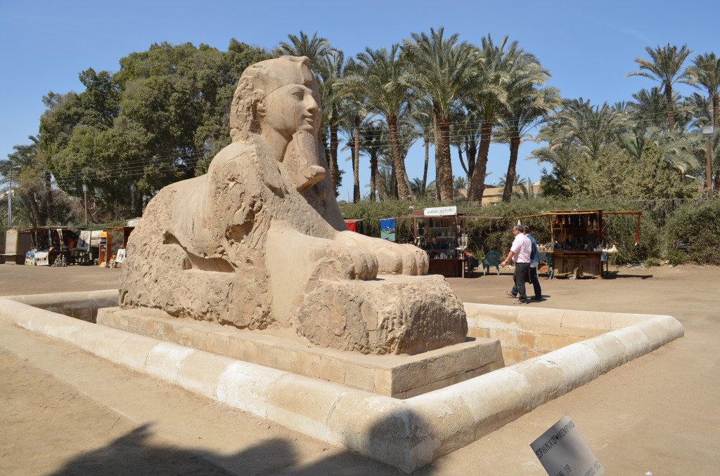 Alabaster Sphinx of King Amenemhat II, Garden of Mit Rahina Museum by © Nesma Ahmed el-Ghabaty Alabaster Sphinx of King Amenemhat II, Garden of Mit Rahina Museum by © Nesma Ahmed el-Ghabaty