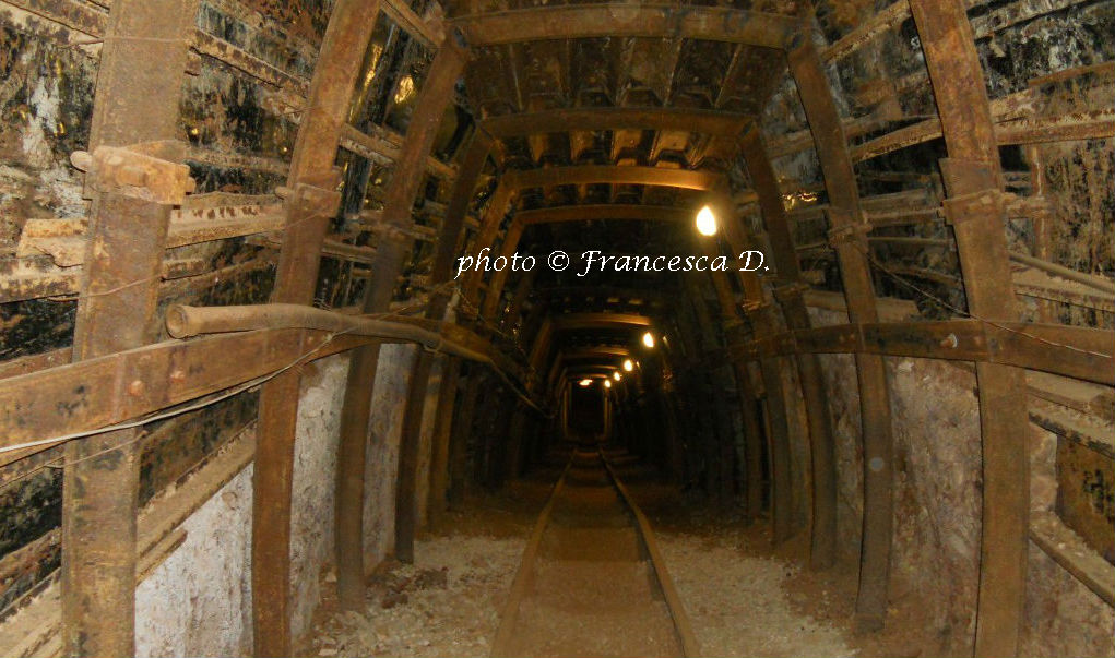 Iglesias, City Center- Mine tunnel,Museum of Mining Art