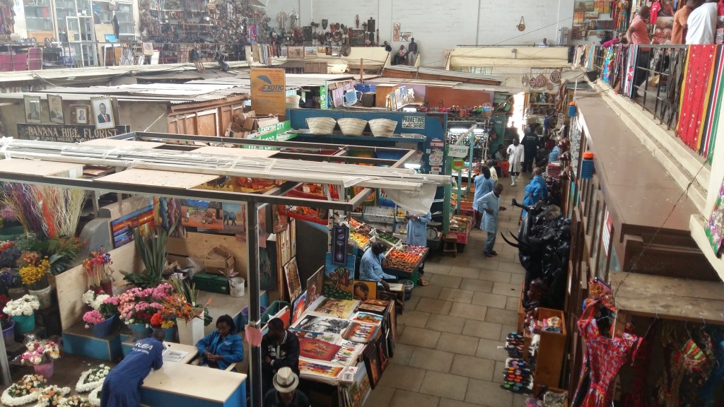 More vendors display their wares on the ground floor of the market