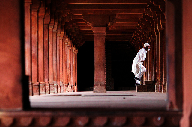 The corridors in Fatehpur Sikri Picture Courtesy: Alezzo from Flickr