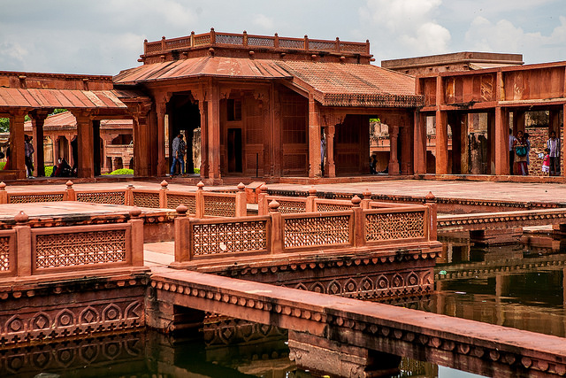 Fatehpur Sikri, ( UNESCO World Heritage site ) the city was founded in 1569 by the Mughal emperor Akbar, and served as the capital of the Mughal Empire from 1571 to 1585.Picture Courtesy: Sandeepa Chetan