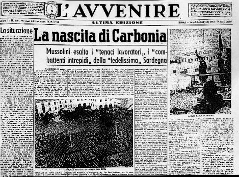 Daily newspaper L' Avvenire, (photo taken from Google images)