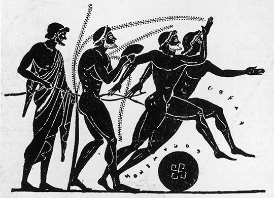 The Pentathlon became an Olympic sport with the addition of wrestling in 708 B.C Picture Courtesy: http://www.olympic.org/