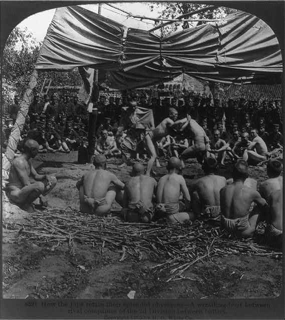Japanese Wrestling, 1905 Picture Courtesy: Flickr