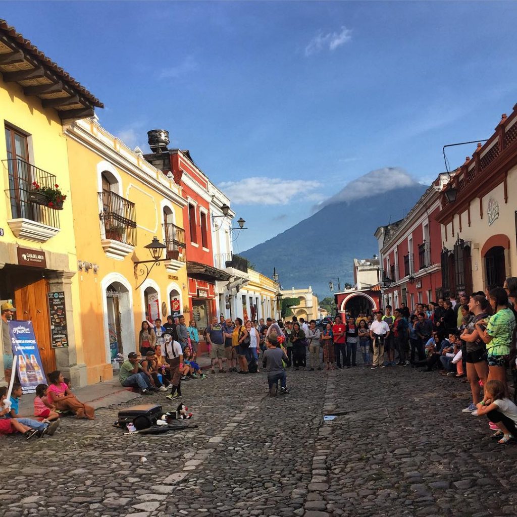 Antigua, Guatamala street entertainment