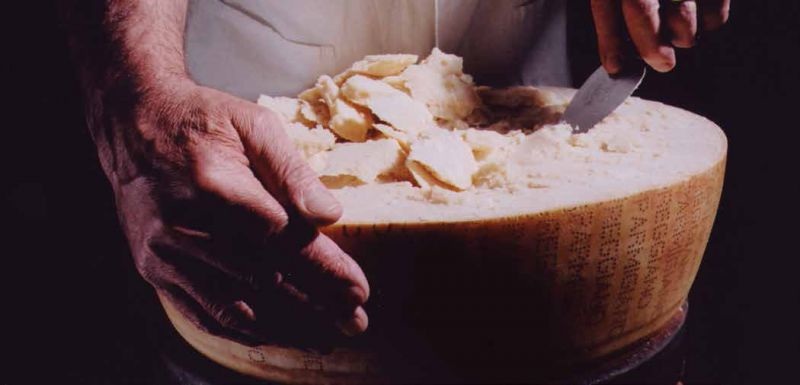 Parmigiano-Reggiano Cheese. Courtesy of Parma nel Cuore dei Sapori