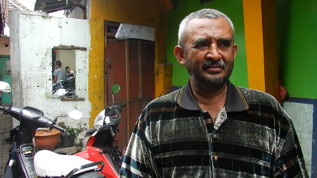 Yusuf, one of the veteran goat merchants of Kampung Bustaman.