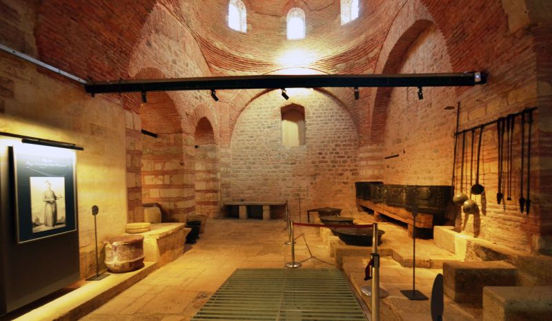 A part of the Imperial kitchen can be seen in this photograph. Photo credit:
