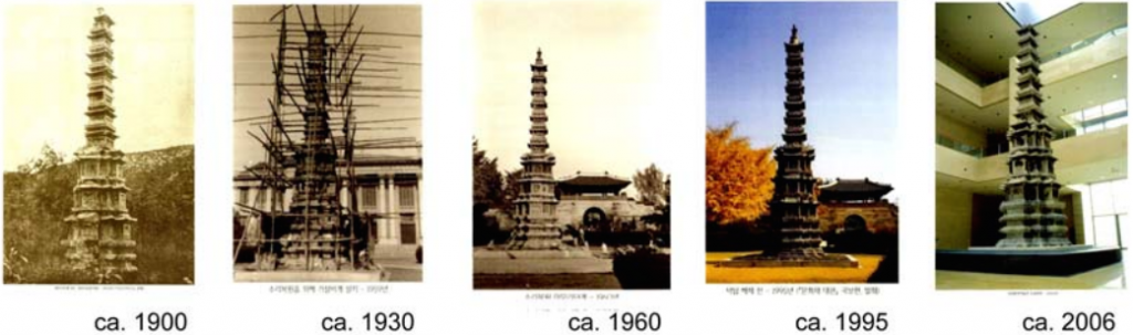 Historical Photographs of Kyungcheonsaji Pagoda. Photo credit: Courtesy, Cultural Heritage Administration, Republic of Korea.