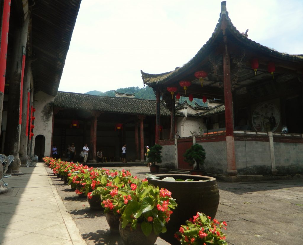 Image 3: Yu Ancestral Hall, Opera stage. Photo by Giulia Falovo