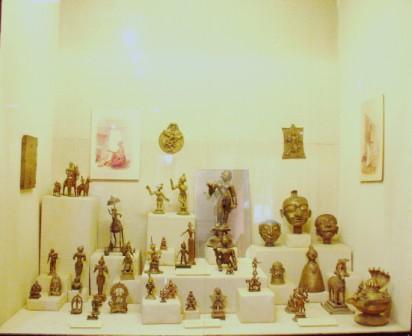 The collection at the Crafts Museum in New Delhi