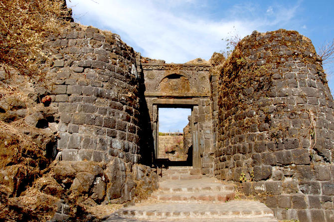 The main entrance of the fort The main entrance of the fort