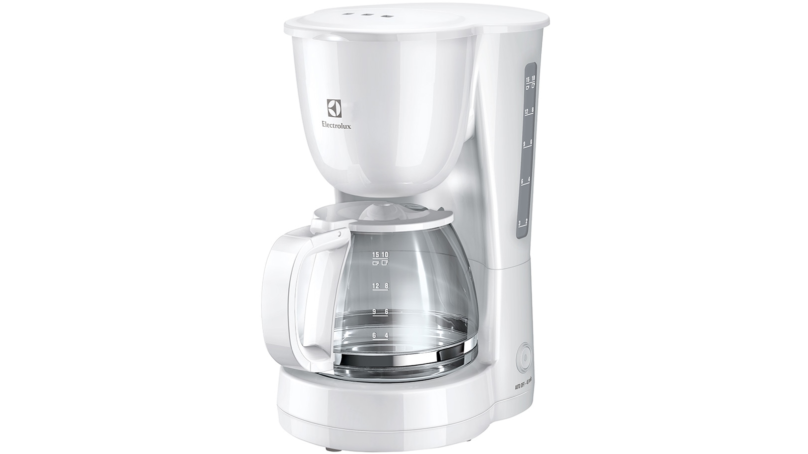 Electrolux ECM1303W Anti Drip Coffee Maker - White Harvey Norman Malaysia