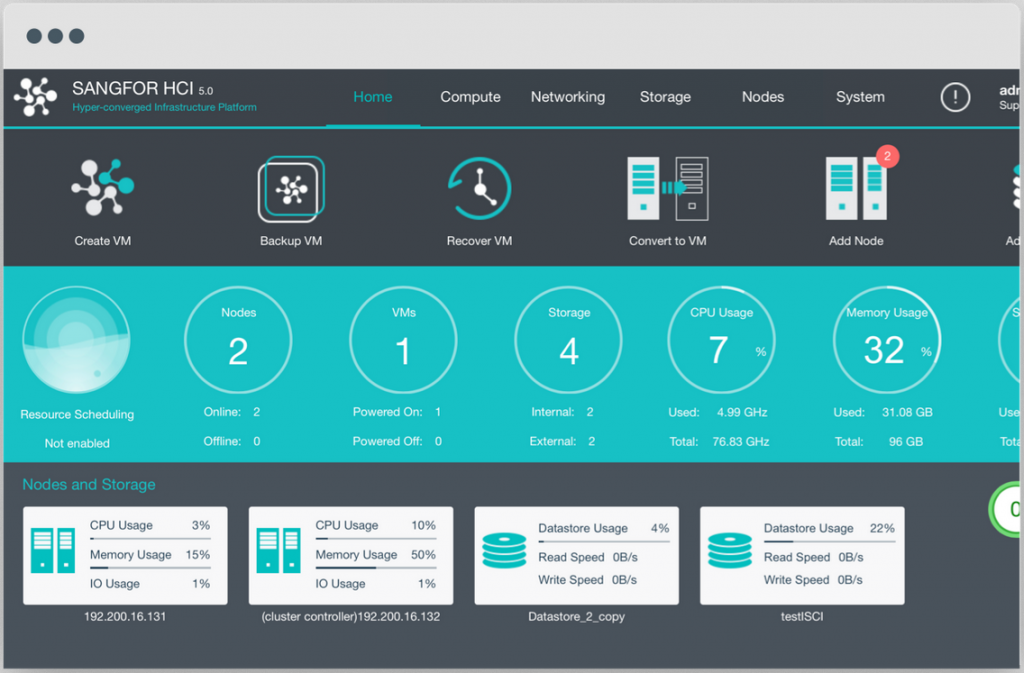 SANGFOR aCloud (HCI) Build Your Own Private Cloud