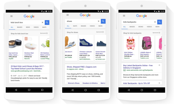 Google Shopping Ads connects shoppers and retailers online