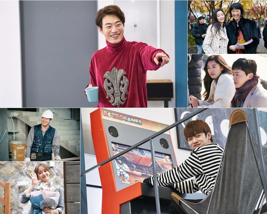 The Legend of the Blue Sea behind