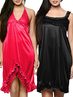 Lace Satin Nighty...