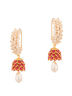 Pearl beads embel...