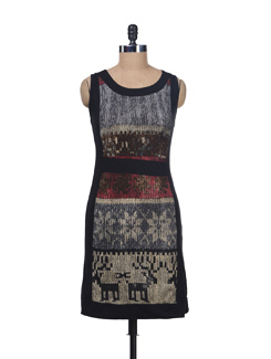 Printed Black Sle...