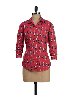 Bird Print Pink S...