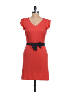 Red Dress With Bl...