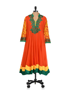 Stylish Red Kurta