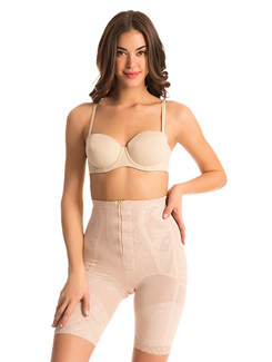 Nude Leaf Print H...
