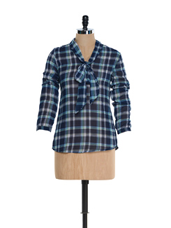 Plaid print poly ...