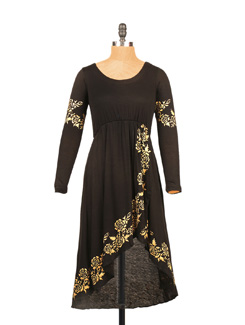 Black Tulip Kurti