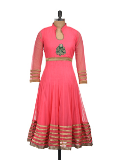Bright pink net a...