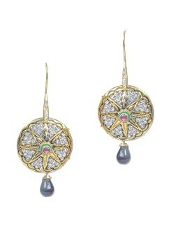 White Stone Studd...