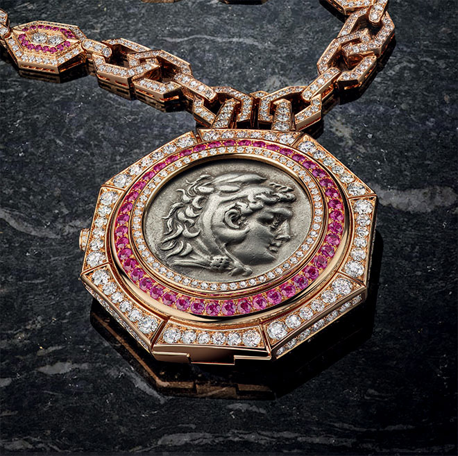 The new Bulgari Monete Pendant Watch