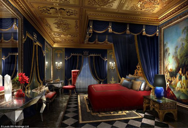 The one-bedroom Villa du Comte at The 13 Hotel Macau is considered entry level. At 2,000 square feet, the split-level Villa du Comte guest room is considered the smallest villa relative to the 30,000 square feet Villa de Stephen (named for one of the company's Joint Chairmen). The largest villa is expected to cost at least US$100,000 a night