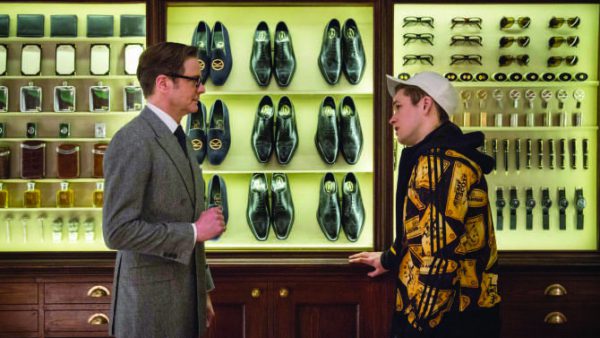 Eggsy takes classic gent style advice from Sir Galahad