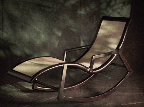 With dresses costing €4000 and this Shang Xia lacquered walnut-wood Da Tian Di rocking chair, €10,800, Shang Xia is play the long game