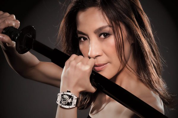 Richard Mille and Michelle's collaboration began in 2011 with the creation of the RM 051 Phoenix Tourbillon, a symbolic timepiece in which she was intimately active