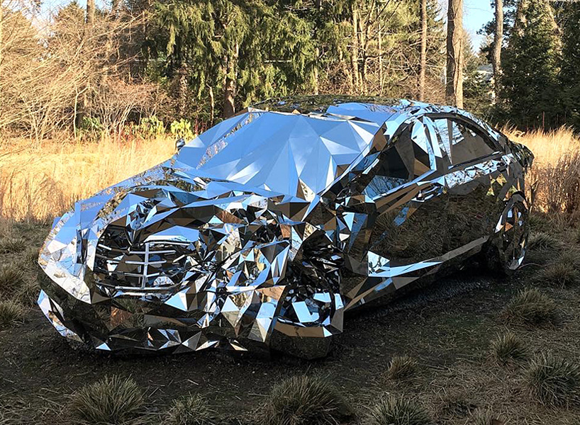 Jordan Griska‘s 2016 Wreck was inspired by Warhol's 'Car Crash' series.