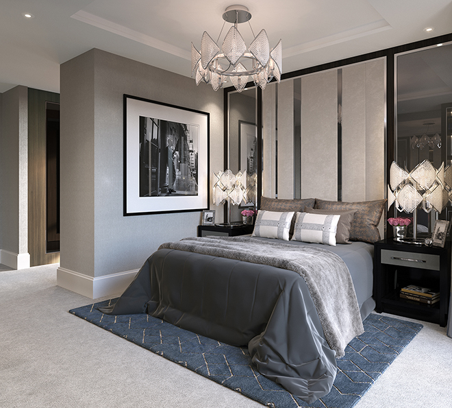 A bedroom of Temple House