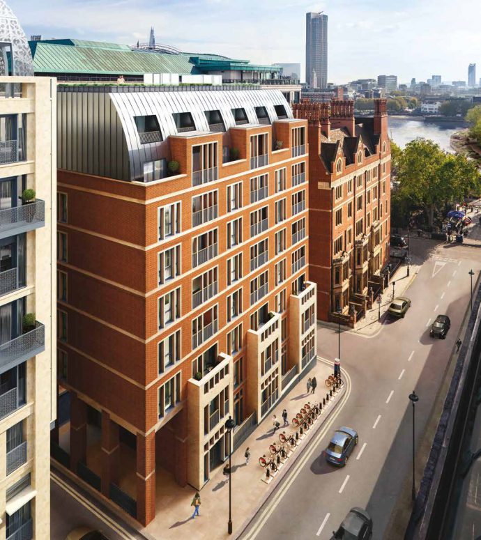 Temple House, 190 Strand, an upcoming London luxury real estate development