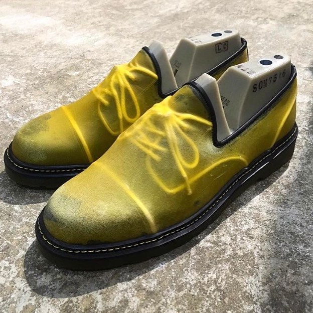 Mihara Yasuhiro featuring our Apparition Leather @miharayasuhiro_official. Image: eccoleather