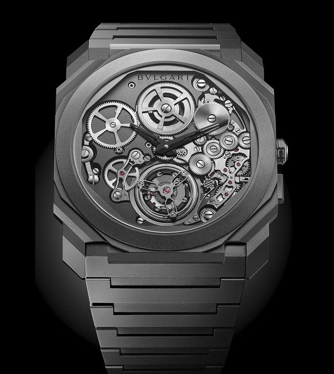 Baselworld 2018 Bvlgari Octo Finissimo Tourbillon Automatic sets New watchmaking records for world's thinnest self-winding watch ever and world's thinnest tourbillon timepiece
