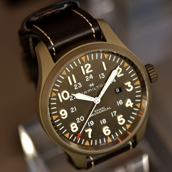 Sandblasted Hamilton Khaki 50, image courtesy of Ruckdee Chotjinda, WOW Thailand.