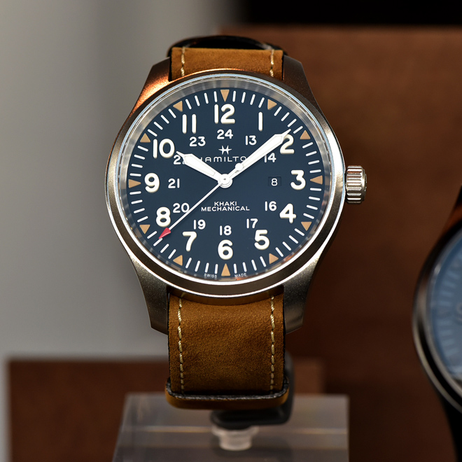 Baselworld 2018 Hamilton Khaki 50, image courtesy of Ruckdee Chotjinda, WOW Thailand.