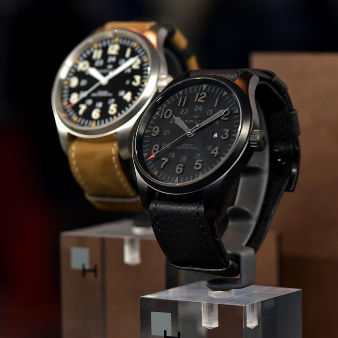 Baselworld 2018 Hamilton Khaki 50, image courtesy of Ruckdee Chotjinda, WOW Thailand.